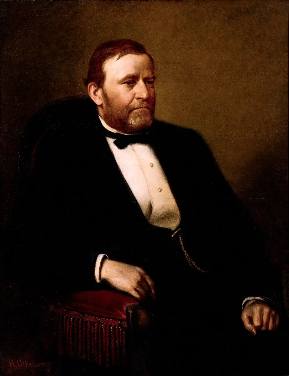 Official White House portrait of President Grant by Henry Ulke, 1875. (Public Domain)