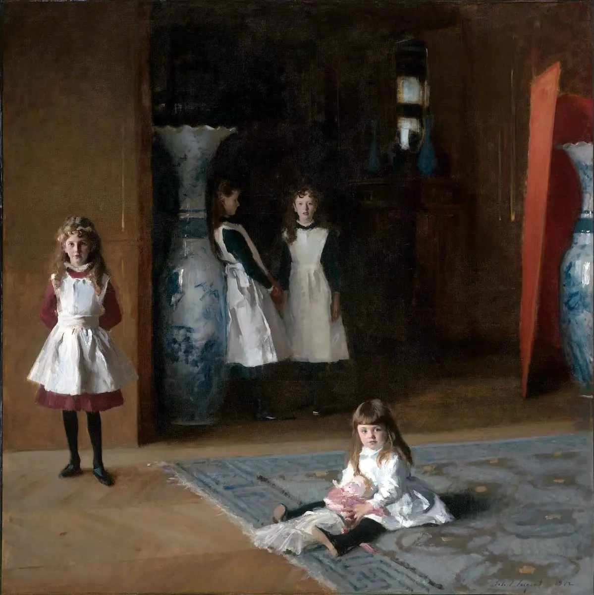 "The Daughters of Edward Darley Boit," 1882, by John Singer Sargent. Museum of Fine Arts, Boston. (Public Domain)