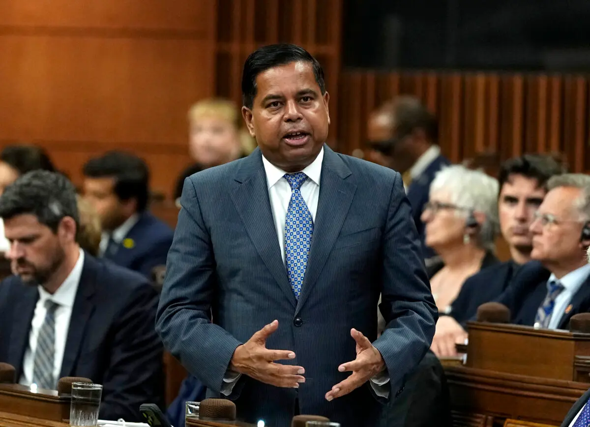 Public Safety Minister Gary Anandasangaree rises during question period in the House of Commons on Parliament Hill in Ottawa on June 11, 2026. (The Canadian Press/Justin Tang)