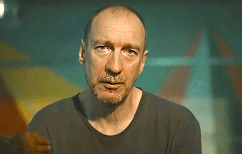 Quantum physicist Perry Glassner (David Thewlis) in "Signal One." (Darius Films/Productivity Media/Shout! Studios)