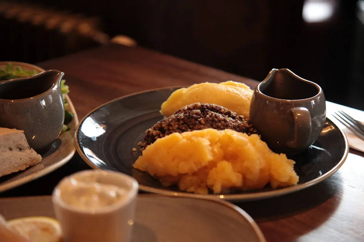 Haggis may be from Scotland, but it has a well-traveled reputation. (Kwon DaeIk/Shutterstock)