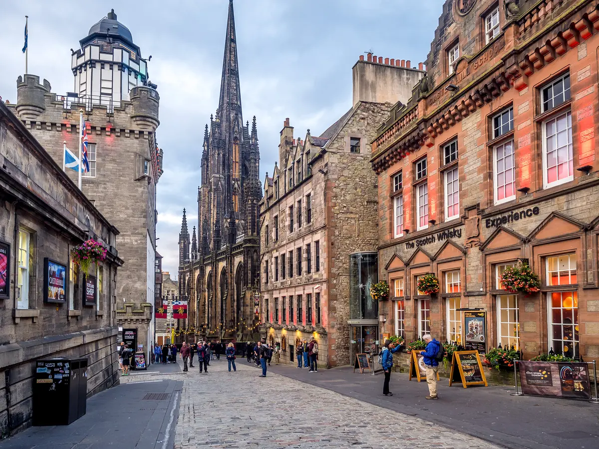 You can walk from your hotel to the Scotch Whisky Experience, but don't forget to enjoy the historic scenery along the way. (jewhyte/Getty Images)