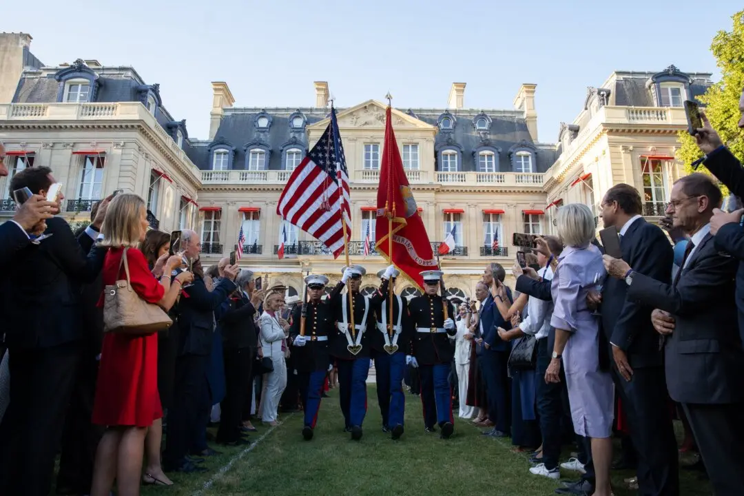 Celebration of American independence at the U.S. Embassy in Paris on July 3, 2026. (Courtesy of the U.S. embassy to France)