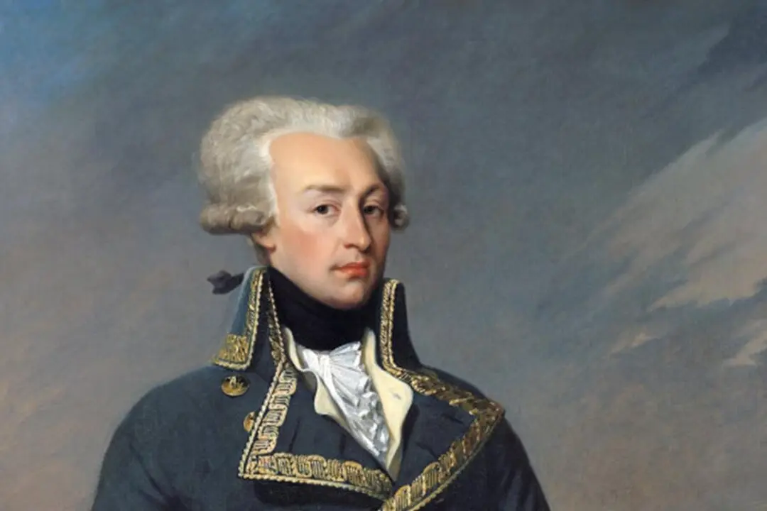The Marquis de La Fayette, described as "the hero of two worlds." (Public domain)