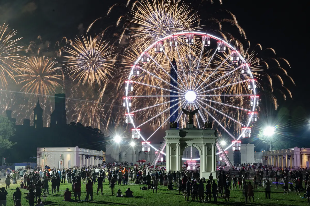 America in Photos: 250th Independence Day, the Great American State Fair, and Tandem Bike Race