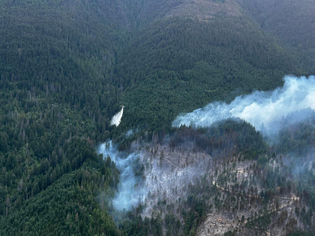 A First Nation Near Boston Bar, BC, Issues Evacuation Order as Wildfire Grows