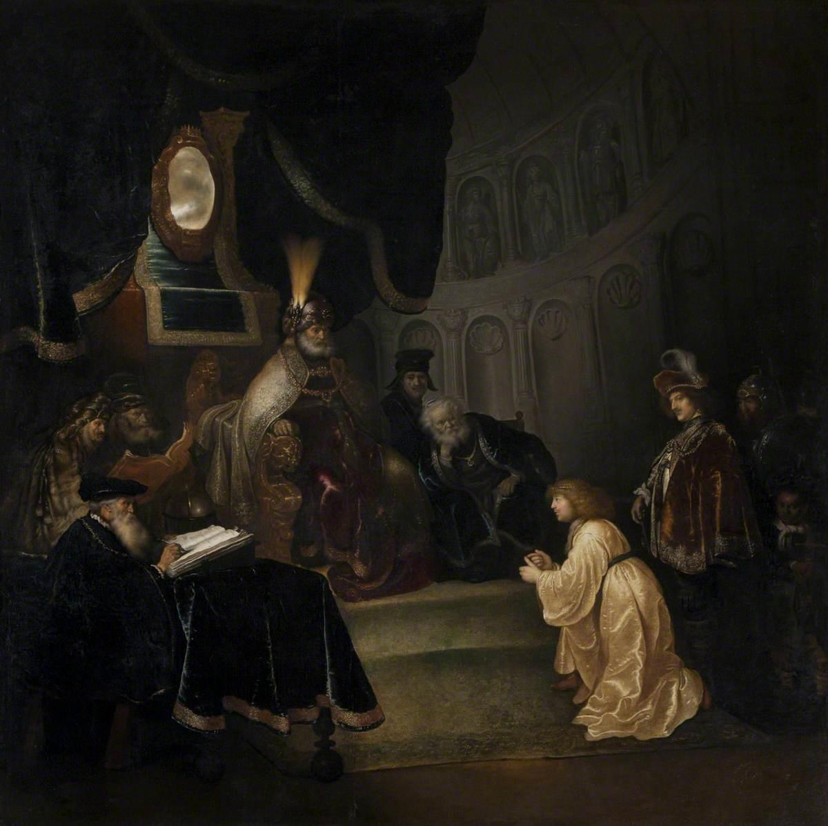 "Daniel Before Nebuchadnezzar" by Salomon Koninck. National Trust, Kedleston Hall and Eastern Museum. (Public Domain)