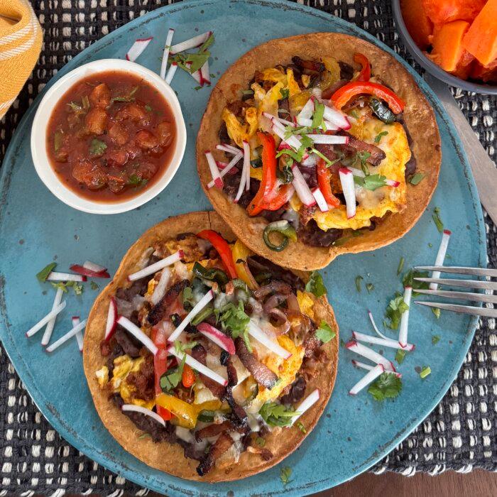 Vacation Breakfast Tostadas Hit the Spot