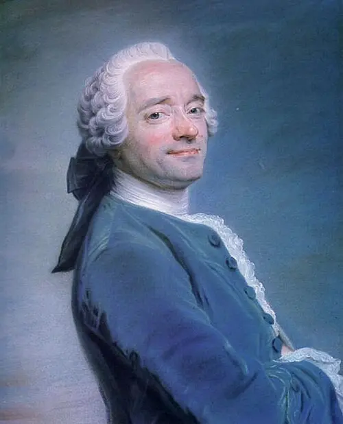 “Self-portrait With Frill,” circa 1750, by Maurice-Quentin de LaTour. Pastel on paper; 25 3/8 inches by 21 inches. Musée de Picardie, Amiens, France. (Public Domain)