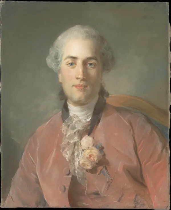 “Olivier Journu,” 1756, by Jean-Baptiste Perronneau. Pastel on blue-gray laid paper, laid down on canvas; 22 7/8 inches by 18 1/2 inches. Wrightsman Fund, 2003; Metropolitan Museum of Art, New York City. (Public Domain)