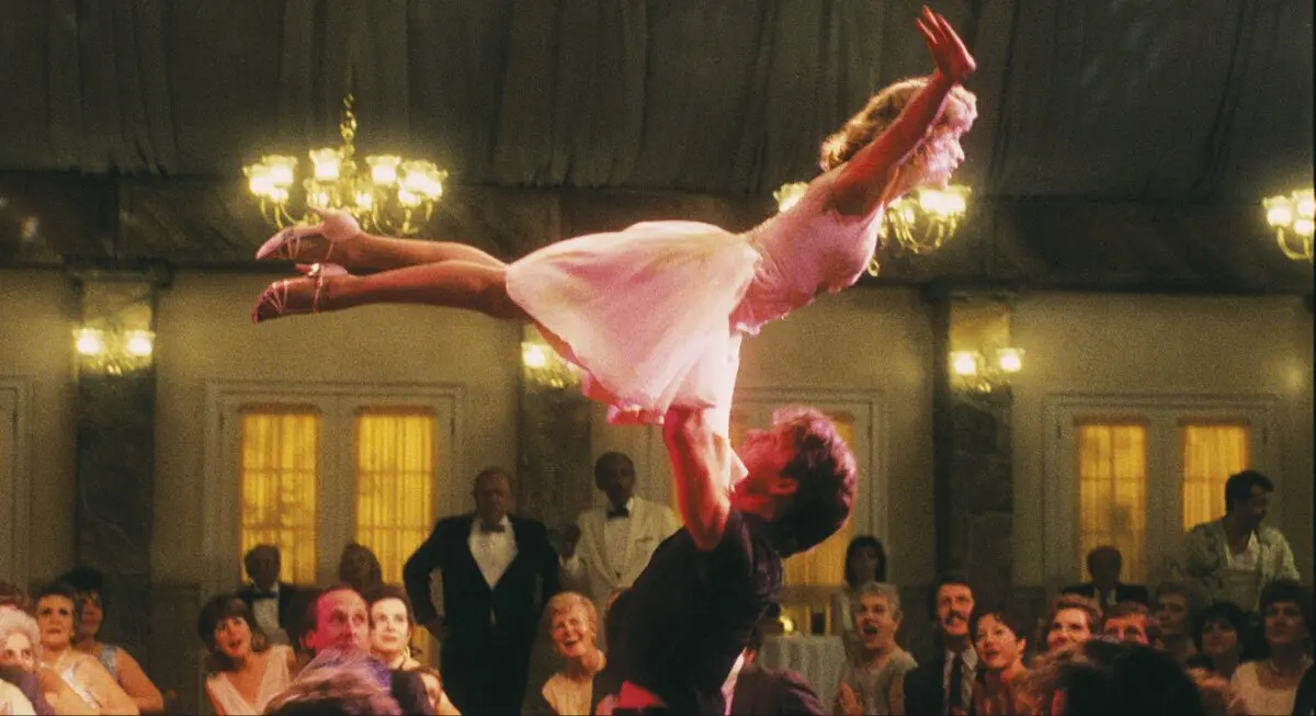 "Baby" Houseman (Jennifer Grey) and Johnny Castle (Patrick Swayze), in “Dirty Dancing.” (Vestron Pictures/MovieStillsDB)