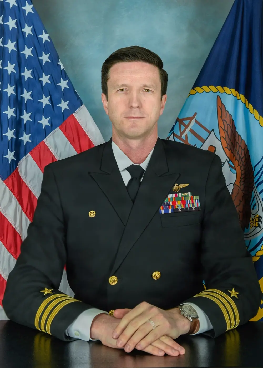 Cmdr. Gabriel Edwards was identified on July 7 as the sailor who went missing after an MH-60S Sea Hawk helicopter went missing in the Arabian Sea on July 1. (U.S. Navy)