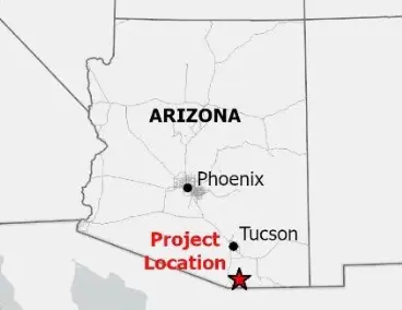 South32's Hermosa Project is located about 50 miles south of Tucson, Arizona. (U.S. Forest Service)