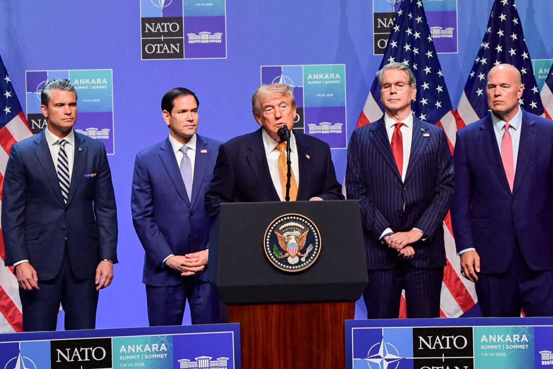 Trump Warns of Dangers of Communism at NATO Summit