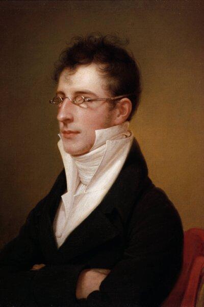 A portrait of Rubens Peale, 1807, by Rembrandt Peale. (Public Domain)