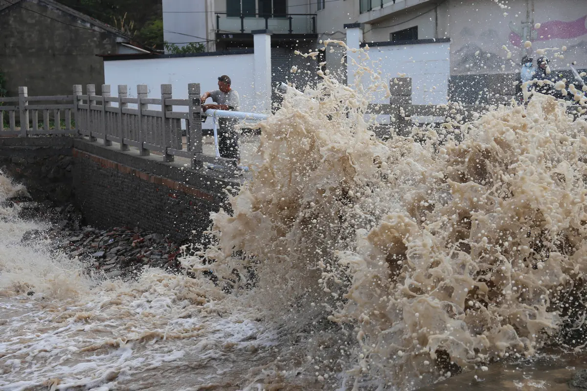 Typhoon Bavi Makes Landfall in Eastern China as More Than 1 Million Evacuated