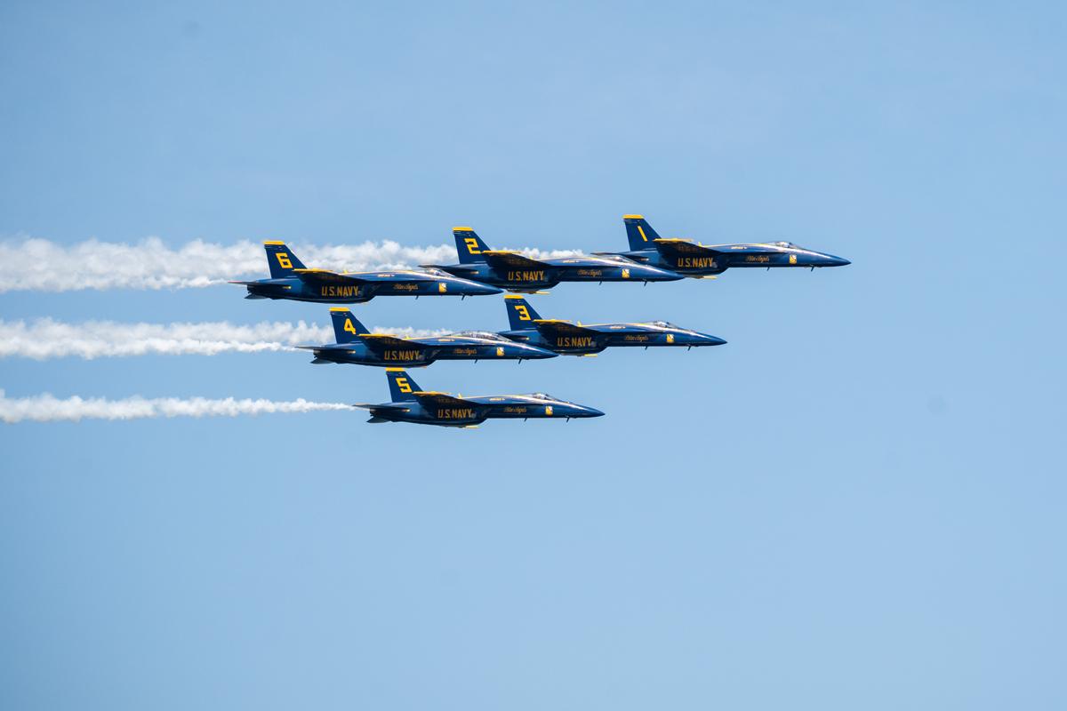 Pentagon Chief Backs Blue Angels Pilots Following Low-Altitude Pass Over Florida Beach Crowd
