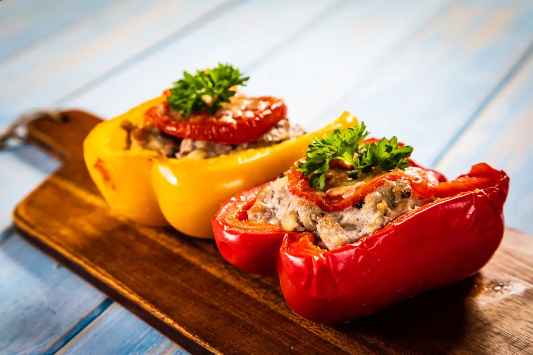 Za’atar Chicken Stuffed Peppers Protein Bowl