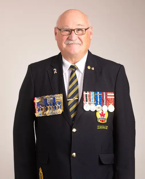 Berkley Lawrence has been the Royal Canadian Legion’s Dominion president since 2024, while he served in the military for 33 years. (Courtesy of Royal Canadian Legion)