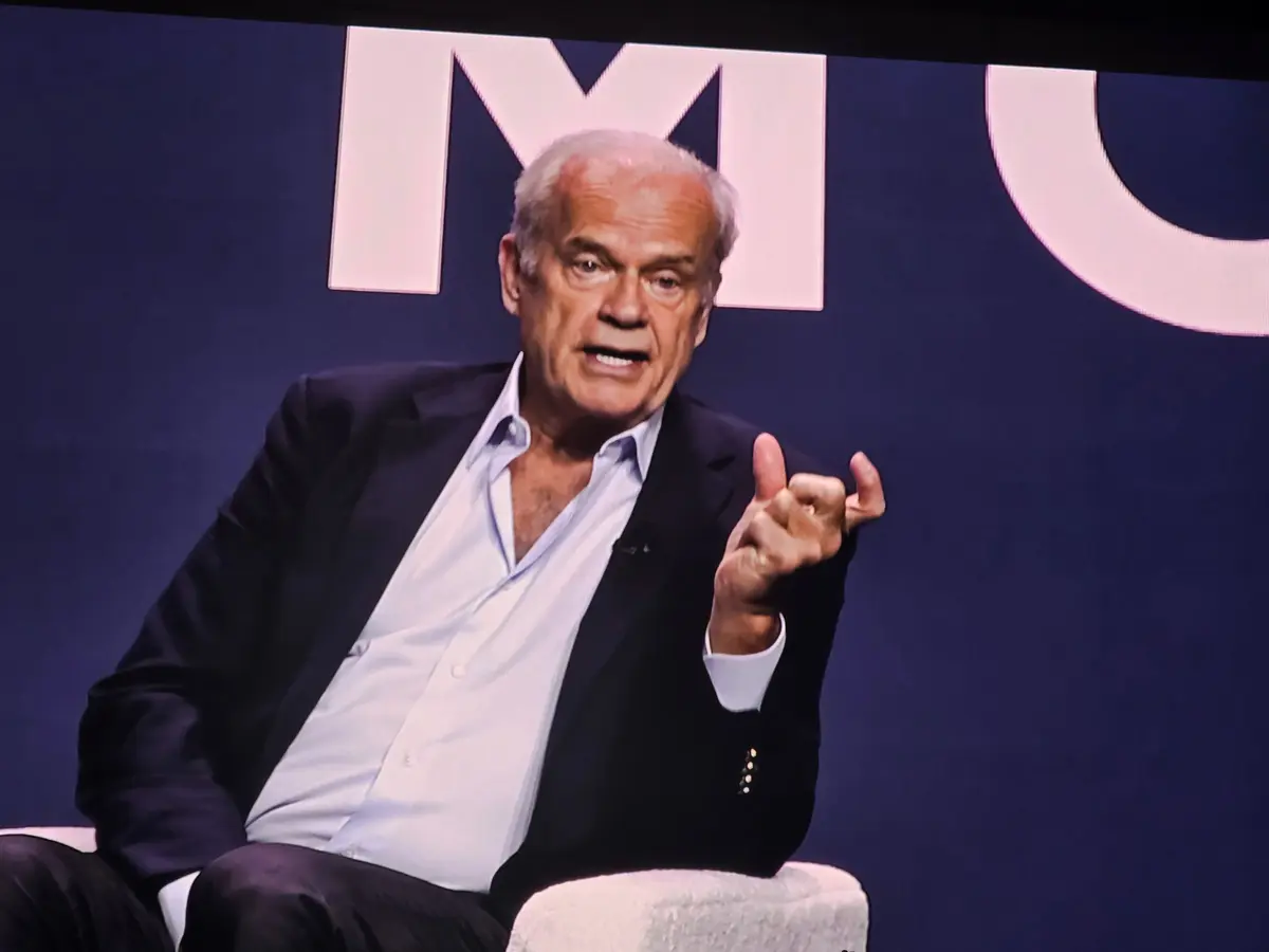 Kelsey Grammer speaks during FreedomFest 2026 in Las Vegas, Nevada, on July 11, 2026. (Michael Clements/The Epoch Times)
