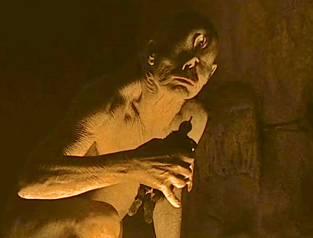 Polyphemus the cyclops (motion-capture-acted by Bill Irwin<span style="color: #333333;">),</span> in "The Odyssey." (Universal Pictures)