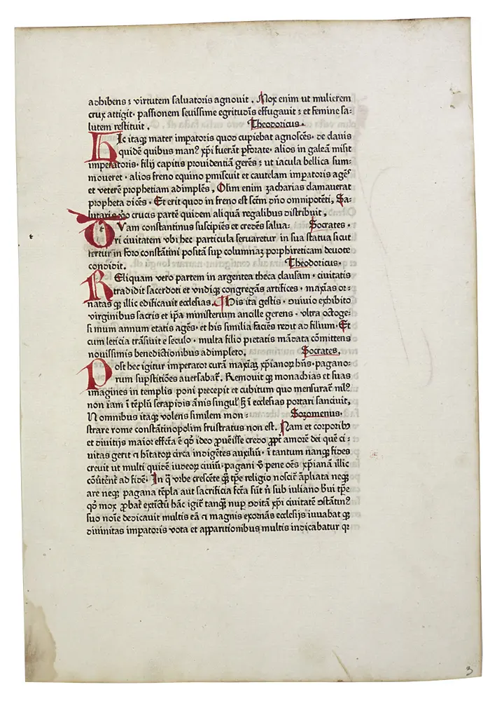 "Historia ecclesiastica tripartite" by Magnus Aurelius Cassiodorus. (Public Domain)