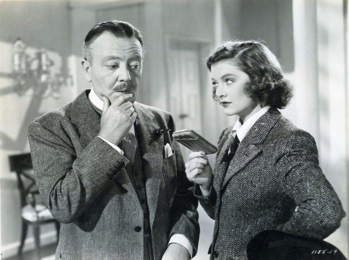 Mr. Sherwood (Raymond Walburn) and his daughter (Mryna Loy), in “Third Finger, Left Hand.” (Metro-Goldwyn-Mayer)