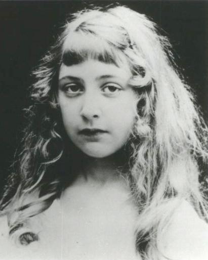 Childhood photo of English author Agatha Christie promoting "An Autobiography." (Public Domain)