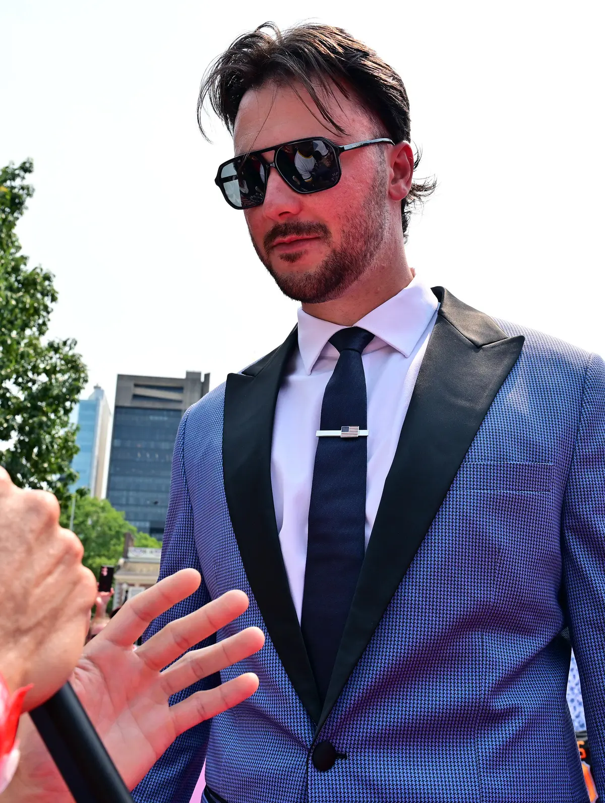 Paul Skenes of the Pittsburgh Pirates attends the 2026 MLB All-Star Red Carpet Show at Independence Mall in Philadelphia on July 14, 2026. (Lisa Lake/Getty Images)
