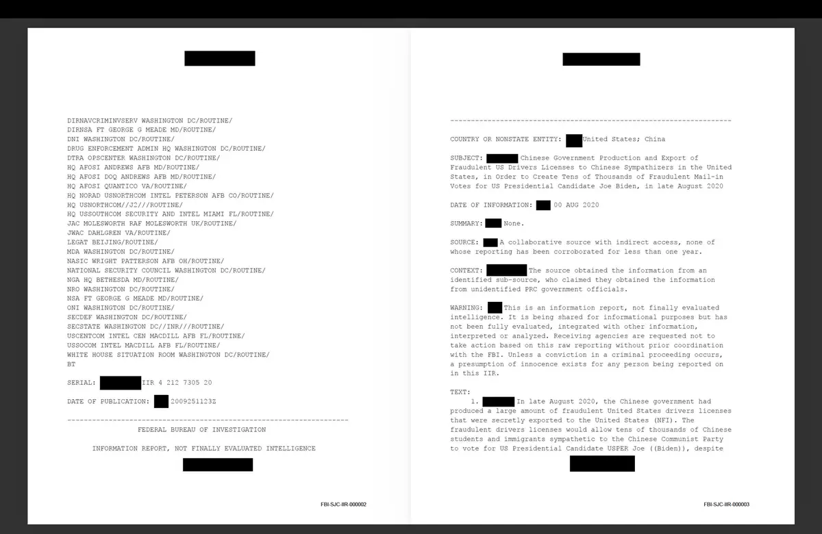 Newly declassified documents released by President Donald Trump on July 16, 2026.