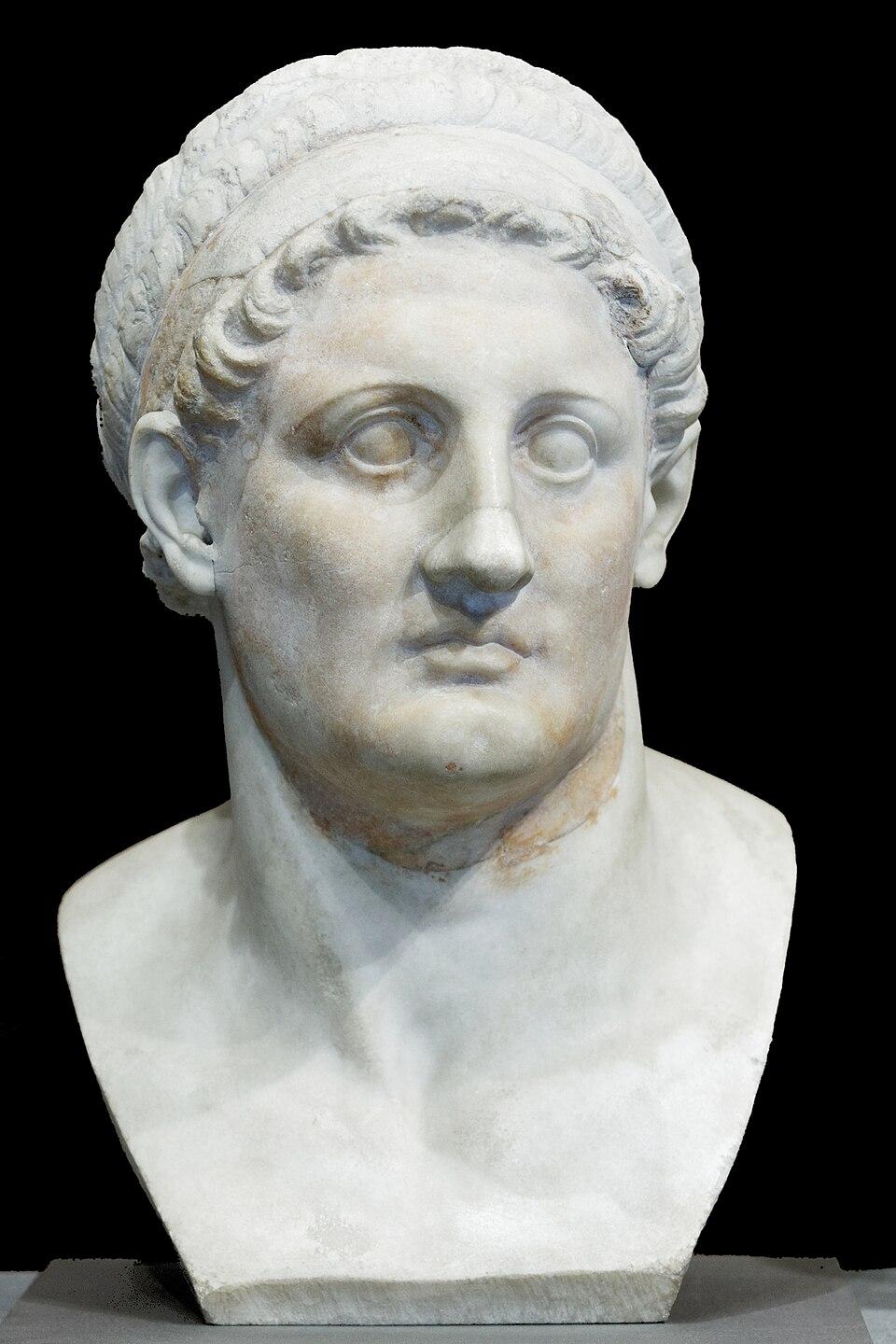 Bust of Ptolemy I. Louvre, Paris. (Public Domain)