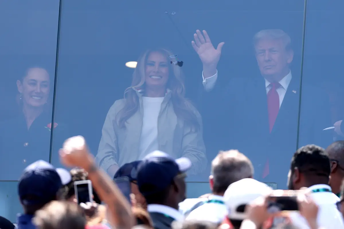 Trump Attends Soccer World Cup Final Between Spain and Argentina