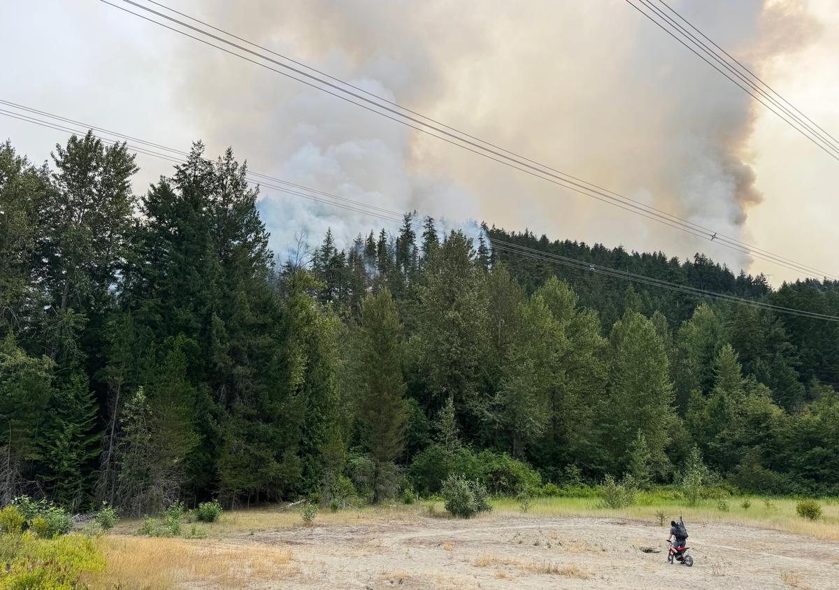 Fire Near Pemberton, BC Is Now Being Held, but Smoke on the Way