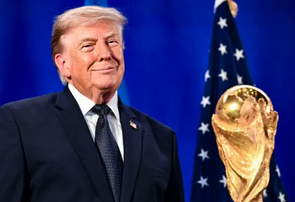 REPLAY: President Trump Participates in a FIFA World Cup Trophy Ceremony