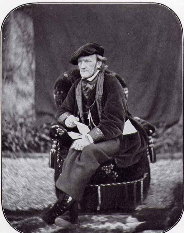 Wagner in 1868. Theater Museum. (Public Domain)