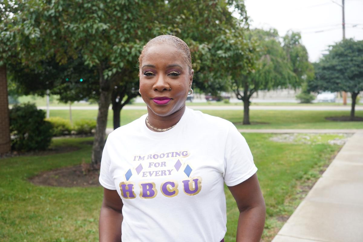 Orange County Legislator DeShanda Carter at the Orange County HBCU Information Session in Wallkill, N.Y., on July 18, 2026. (Oliver Mantyk/The Epoch Times)