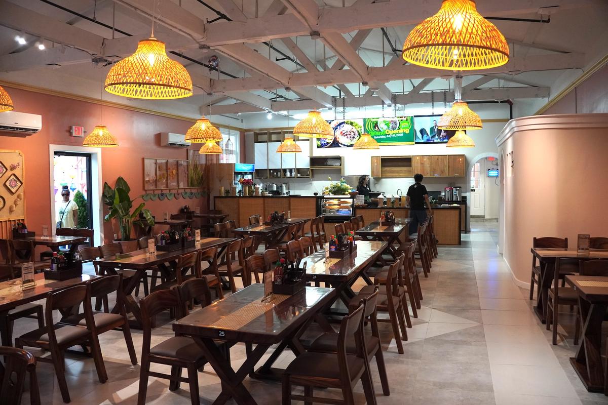 Inside the newly opened Vietnamese restaurant, Pho 65, in Middletown, N.Y., on July 18, 2026. (Oliver Mantyk/The Epoch Times)