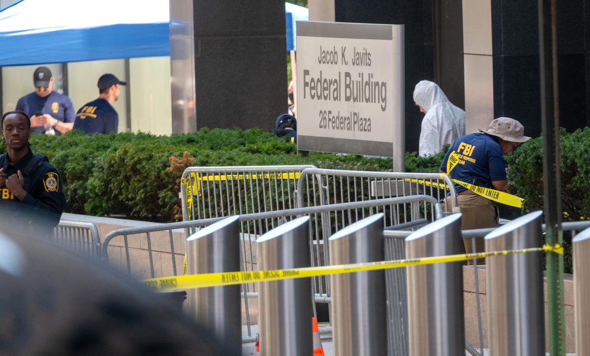 FBI Says Incendiary Device Set Off Near Federal Building in New York City
