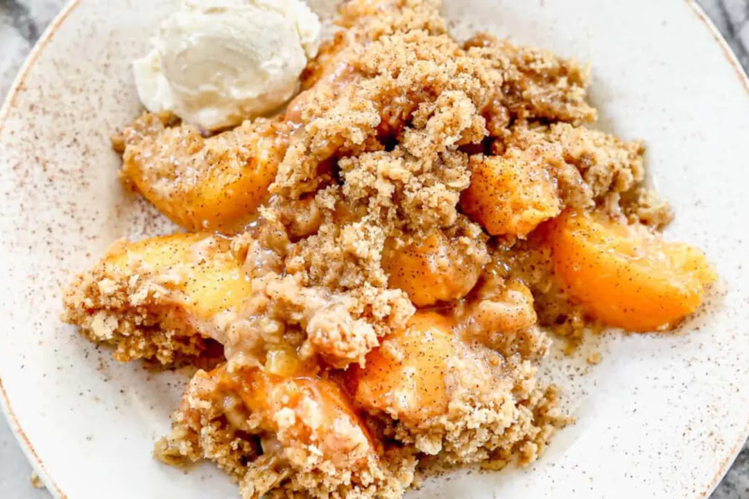It Wouldn’t Be Summer Without Peach Crisp!