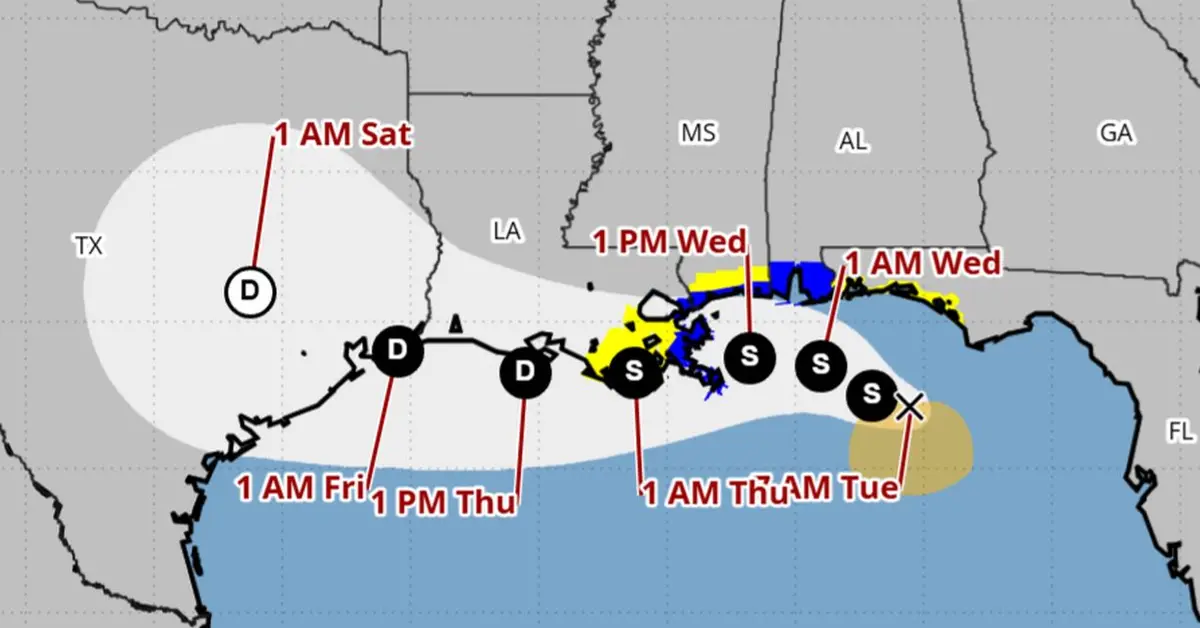 Tropical Storm Bertha Strengthens Overnight as Storm Warnings Issued for Gulf Coast