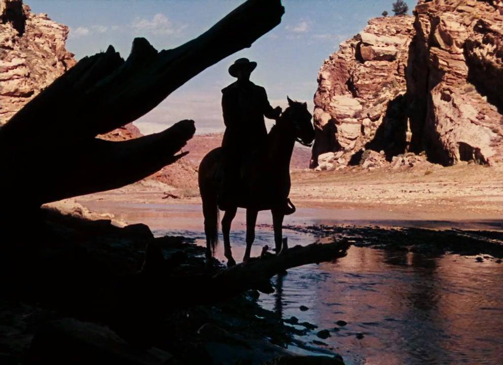 Vance Shaw (Randolph Scott) rides the Great Plains, in “Western Union.” (20th Century Fox)
