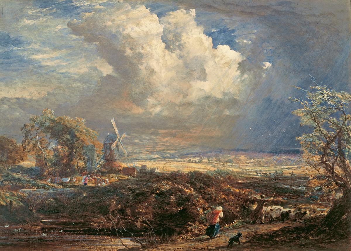 "Summer Storm Near Pulborough, Sussex," circa 1851, by Samuel Palmer. Watercolor on paper. Vivaldi’s "Summer" concerto mimics the season's blazing sun, pelting rain, and rolling thunder. Art Gallery of South Australia, Adelaide. (Public Domain)