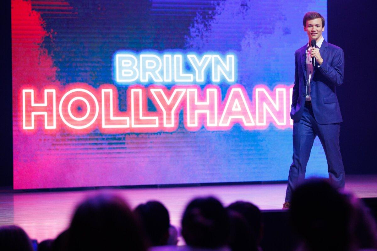 Brilyn Hollyhand takes the stage. (Brilyn Hollyhand)