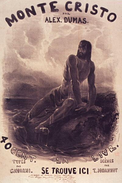 A poster by Francois-Louis for “The Count of Monte Cristo” by Alexandre Dumas. (Public Domain)