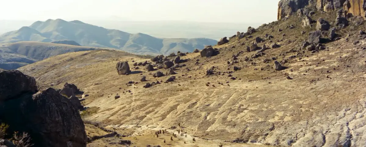Gorgeous shots galore, in “Garden of Evil.” (20th Century Fox)