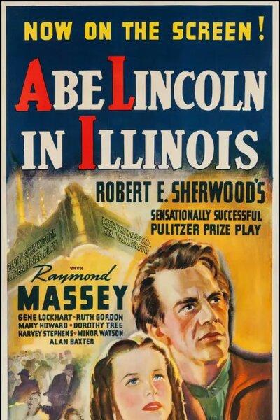 Poster for "Abe Lincoln in Illinois." (RKO Radio Pictures)