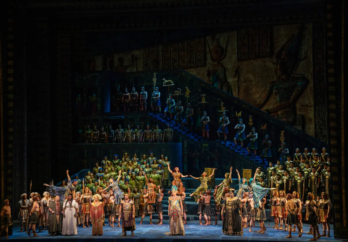 Act II, Scene 2 of Verdi's "Aida." Photo: Ken Howard/Met Opera