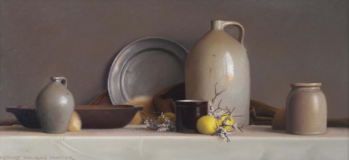 "Still Life With Three Lemons," circa 1958, by Robert Douglas Hunter. Oil on canvas; 12 1/2 inches by 27 1/2 inches. Maryhill Museum of Art, Washington. (Maryhill Museum of Art)