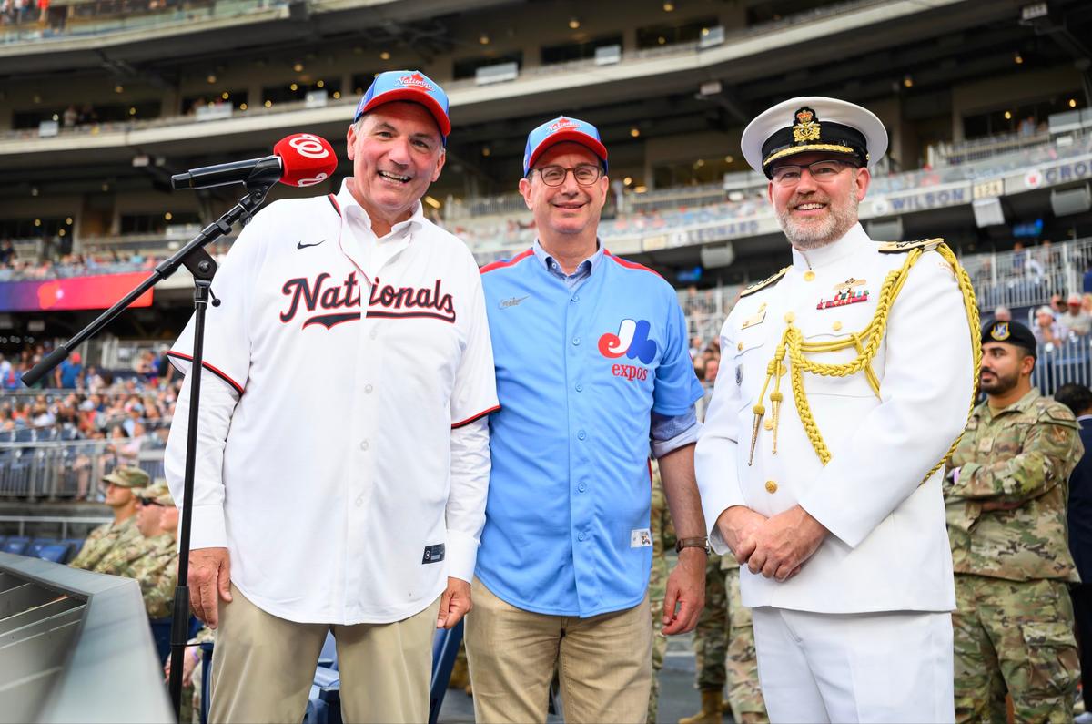 Sporting a Washington Jersey, LeBlanc Attends ‘Friendship Day’ Baseball Game in DC