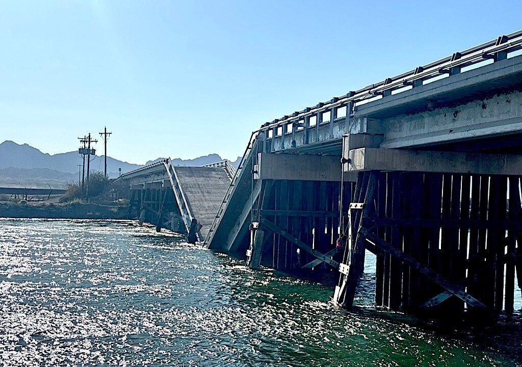 Wildfire Tied to Collapse of Arizona Bridge Near California Border